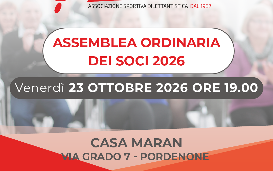 Assemblea ordinaria dei soci 2026